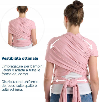 LALENI fular portabebés ergonómico para llevar bebés hasta 15 kg