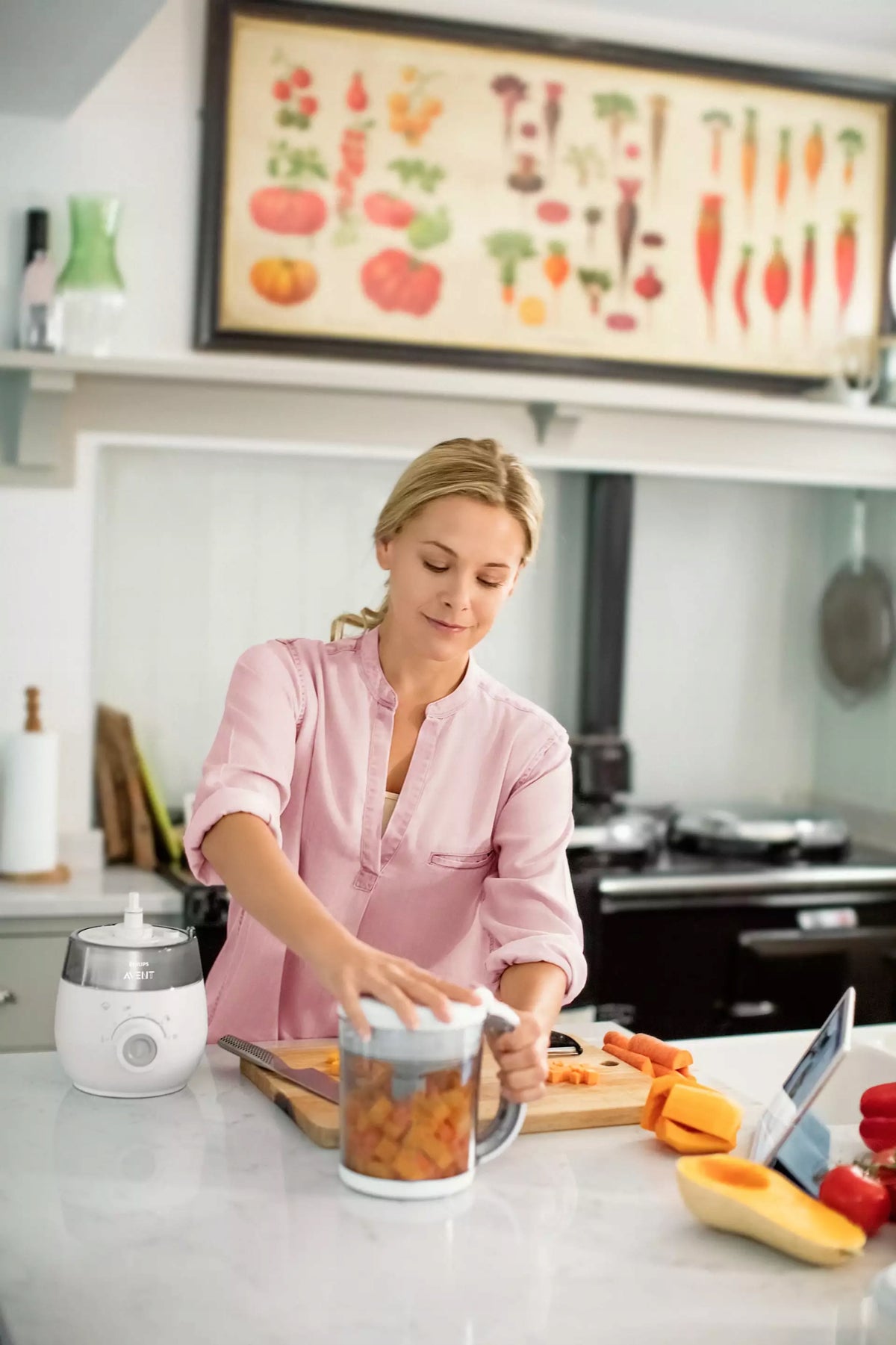 PHILIPS AVENT SCF883/01 4-in-1 Dampfgarer und Mixer 1000ml