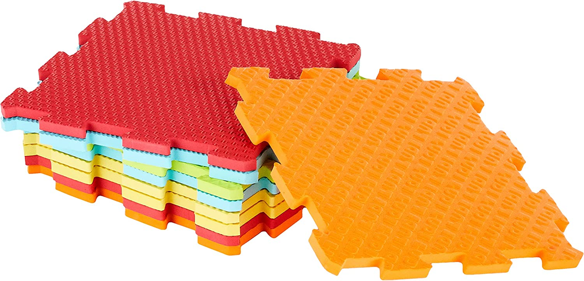 LUDI Faltmatte Puzzle SENSORISCH 90x90