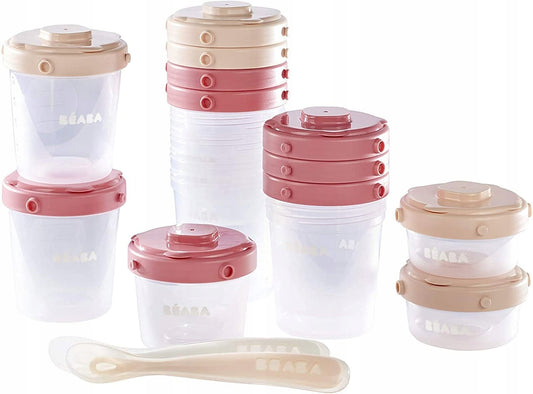 BEABA contenitori CLIP per alimenti 2x60, 4x120, 6x200