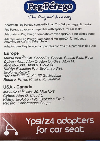 PEG-PEREGO adaptéry kočík YPSI/Z4 autosedačky v popise