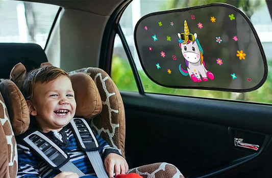 AlmaLuna sončna zaščita za avtomobilsko steklo UV 50 2 kosa