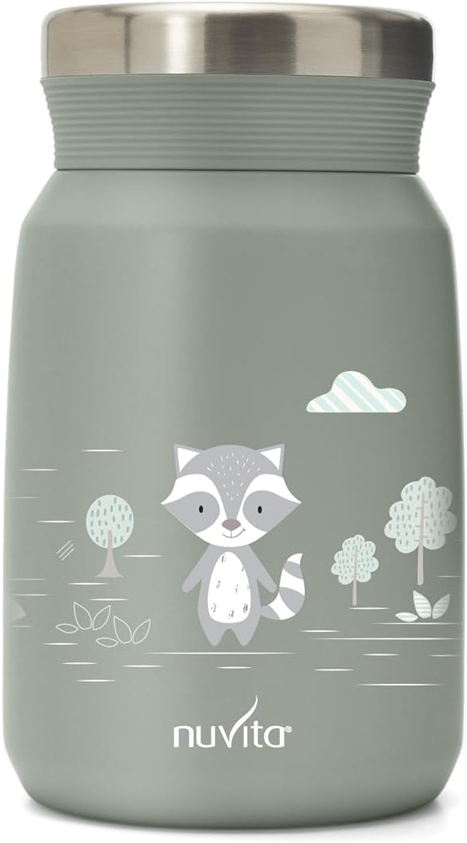 NUVITA 4472 termo posoda za kosilo iz nerjavnega jekla 500 ml 6 mesecev +