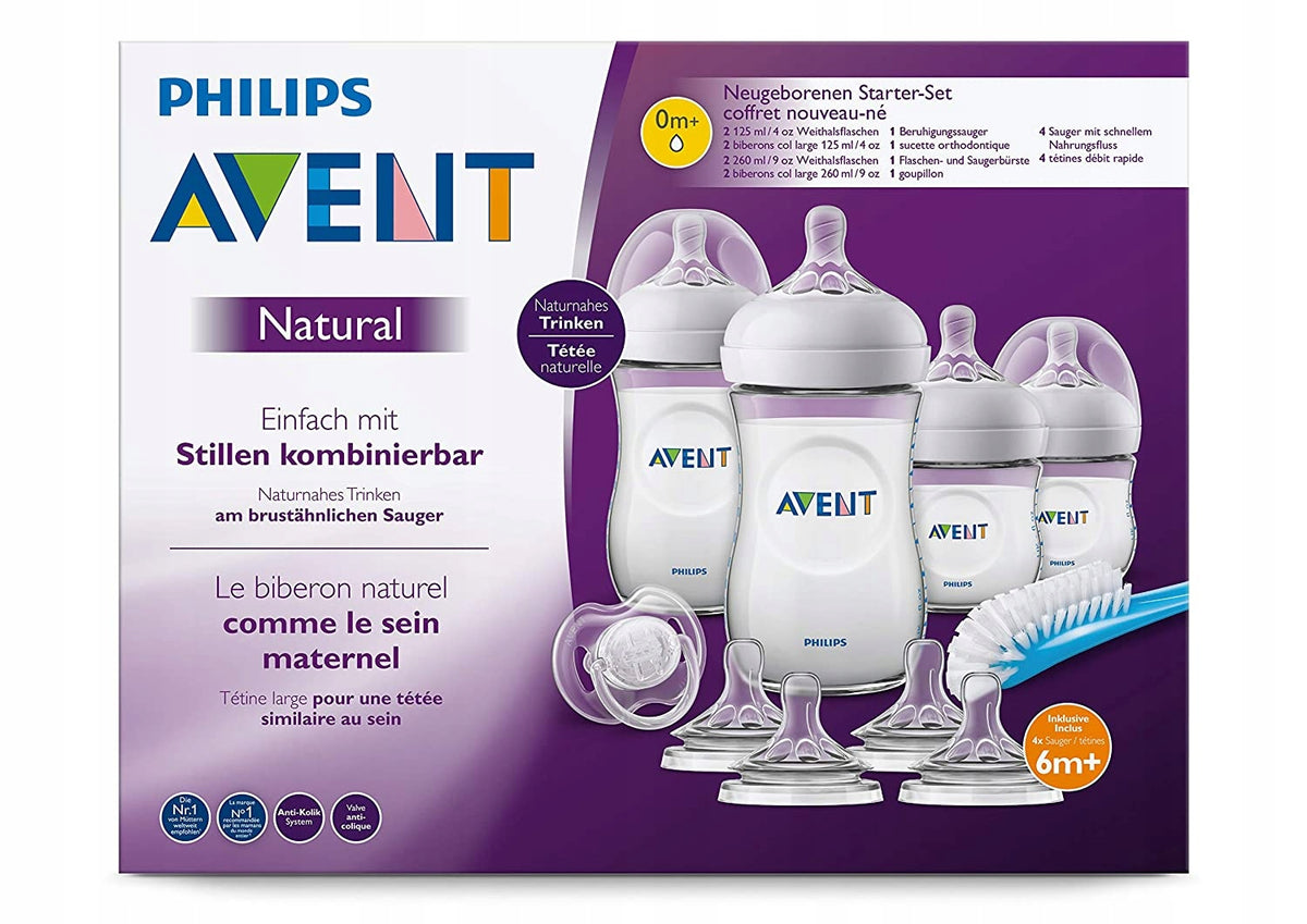 PHILIPS AVENT Flaschenset 8 Sauger Bürste 1