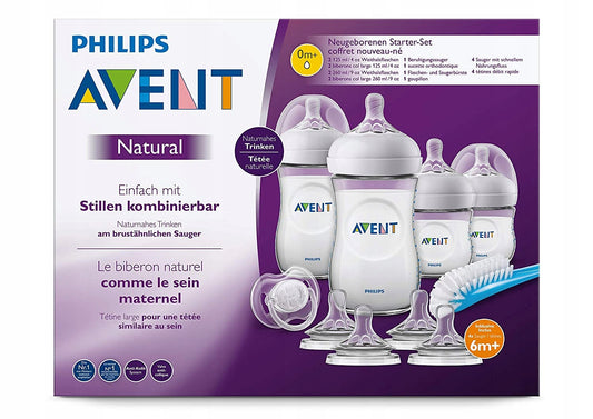 PHILIPS AVENT zestaw butelek 8 smoczków szczotka 1