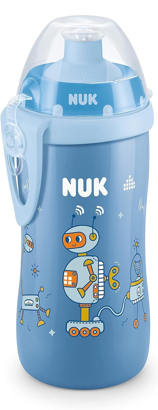 NUK Junior Cup TRINKFLASCHE 18 m+ Push-Pull-Trinkverschluss 300 ml