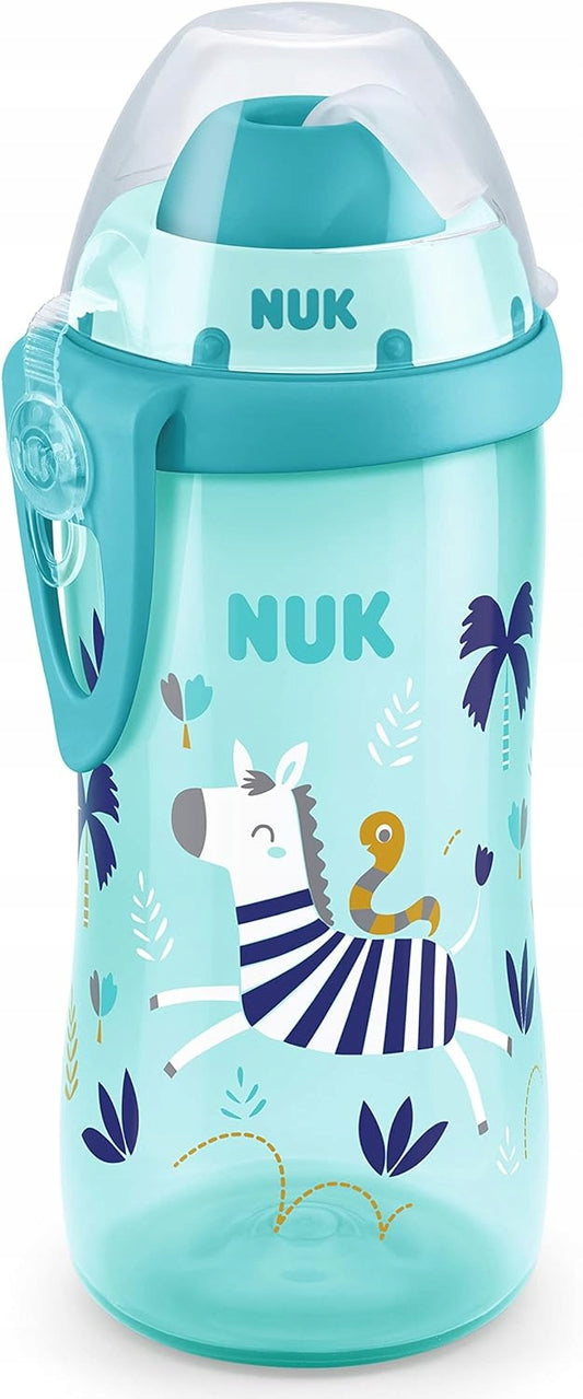 NUK Flexi Cup Trinklernflasche mit Strohhalm 300 ml Chamäleon-Effekt