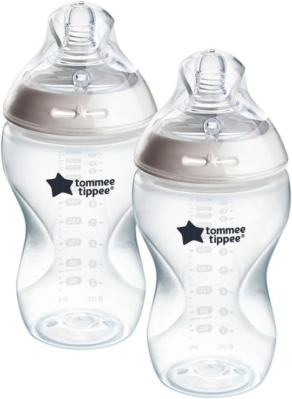 TOMMEE TIPPEE Natural Start steklenička 340ml ANTI-COLIC 3msc+ x2