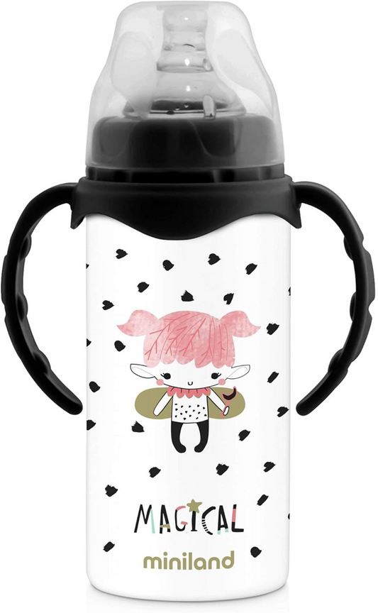 MINILAND Thermosflasche Magical Edelstahl 240 ml 3 J+