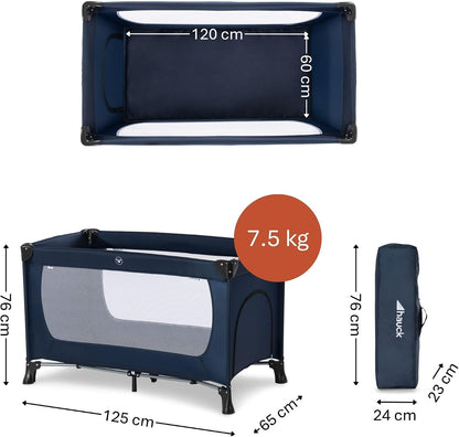 Hauck Dream N Play Plus potovalna posteljica 120x60 do 15 kg