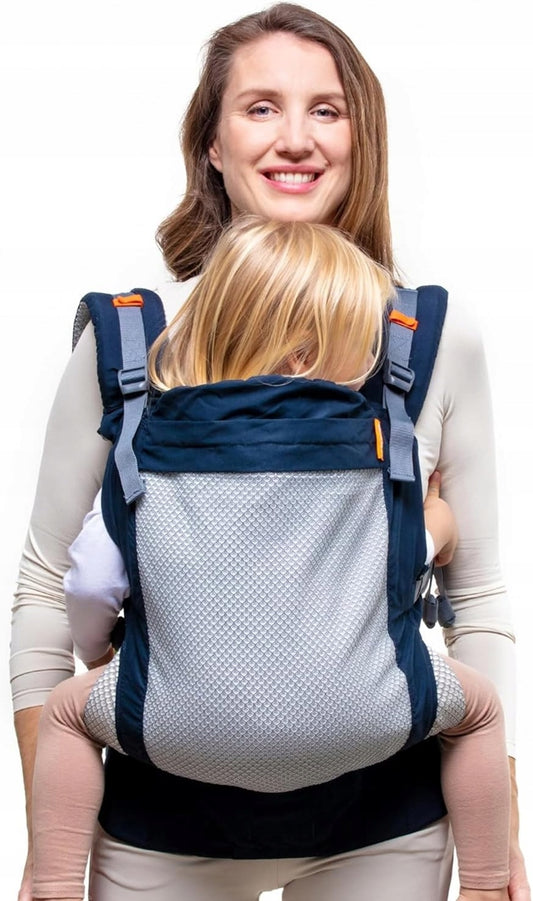 BECO TODDLER marsupio con fibbia 9-27kg mesh 3d