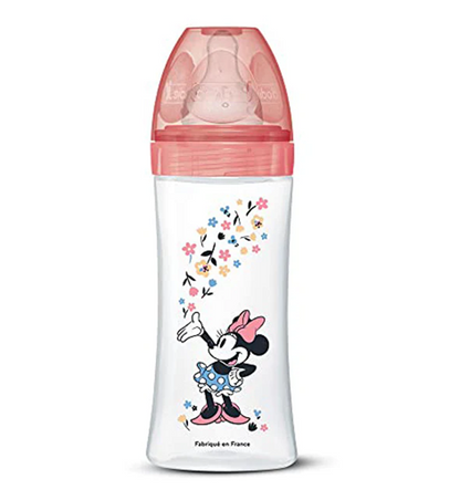 DODIE flaske 330 ml sut 3 hurtigt flow 6 m+ DISNEY MINNIE