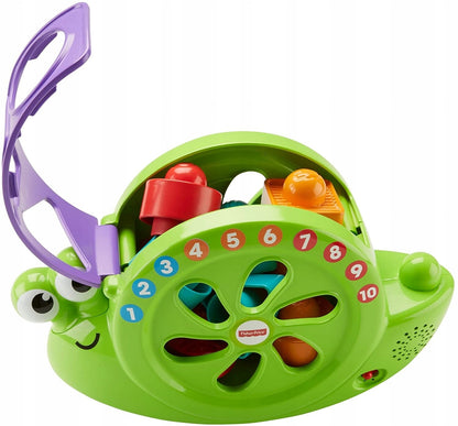 FISHER-PRICE FRB88 caracol musical interactivo idioma alemán