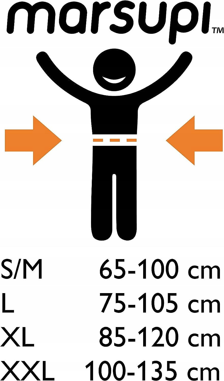 MARSUPI 2.0 ergonomické nosiče S/M 3,5 - 15 kg