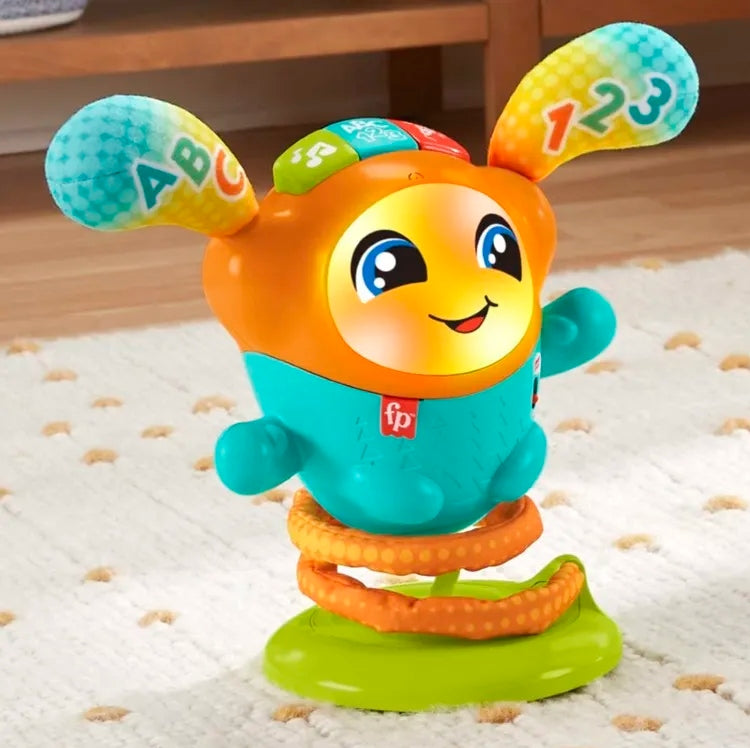 FISHER-PRICE interaktywny DJ HUPFI śpiew taniec 75 aktywności J. NIEMIECKI, kolorowa zabawka edukacyjna dla dzieci