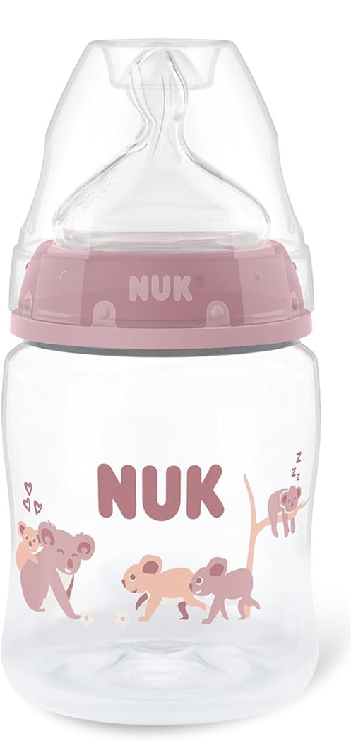 NUK First Choice biberon da 150 ml, tettarella S, flusso lento, 0+ KOALA