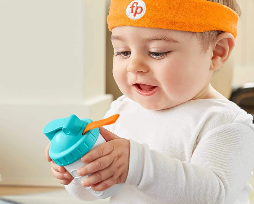 FISHER-PRICE Baby Biceps zestaw ciężarek, szejk, opaska