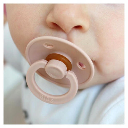 Πιπίλες BIBS COLOUR GLOW 2τμχ από φυσικό καουτσούκ 18-36 μηνών ΦΩΤΕΙΝΕΣ