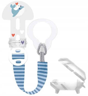 MAM Clip it! & Cover fita para chupeta + capa
