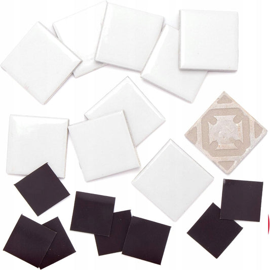 BAKER ROSS magneti in ceramica da decorare 4,5 x 4,5 cm 10 pezzi