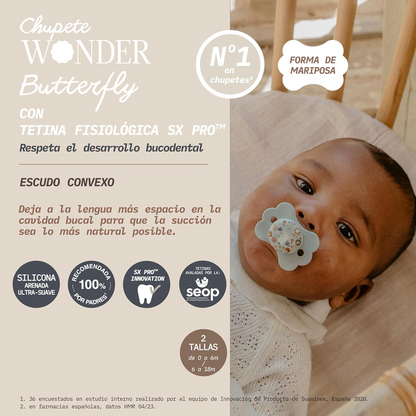 SUAVINEX chupete SELECTION SX PRO de silicona 0-6m para bebés