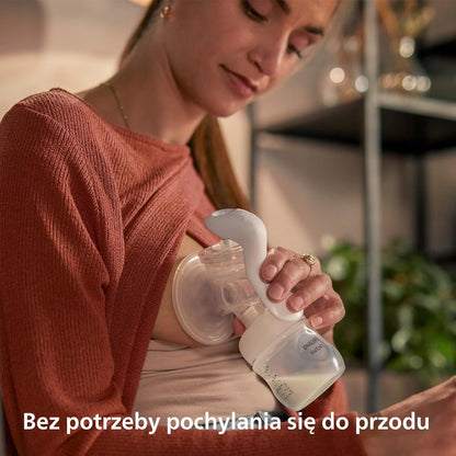 PHILIPS AVENT Natural SCF430/60 laktator ręczny +akcesoria, wygodne odciąganie pokarmu bez pochylania się