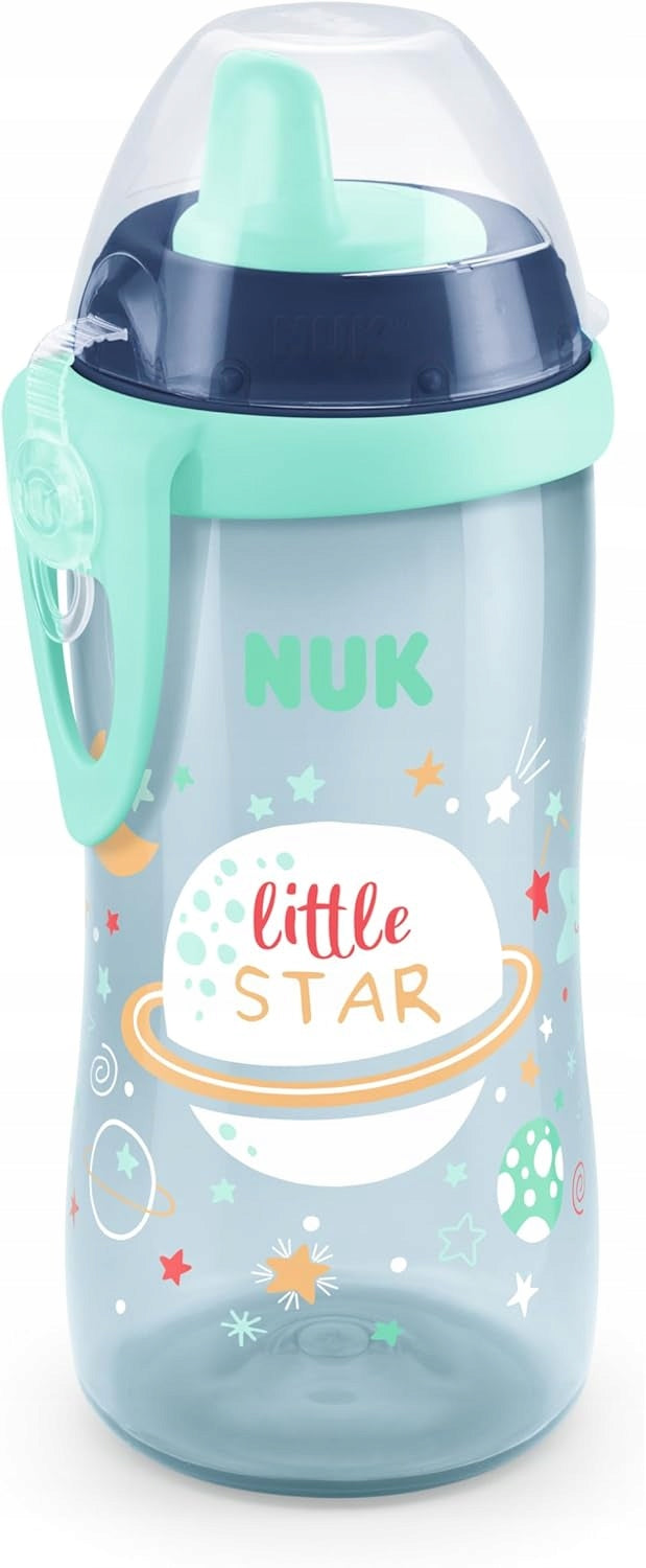 NUK Kiddy Cup flaske, der lyser i mørket, 300 ml, 12 m+ KOSMOS