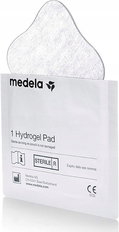 MEDELA hydrożelowe nakładki na obolałe brodawki x3, hydrożelowa wkładka na bolesne brodawki