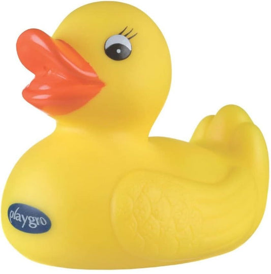 Playgro szczelna żółta kaczka do kąpieli 7 na 8,5 cm — widok produktu