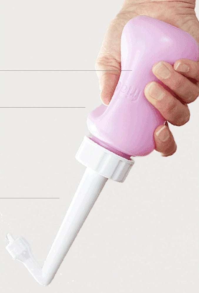 FRIDA Mom steklenička za poporodno nego Peri 295 ml + etui