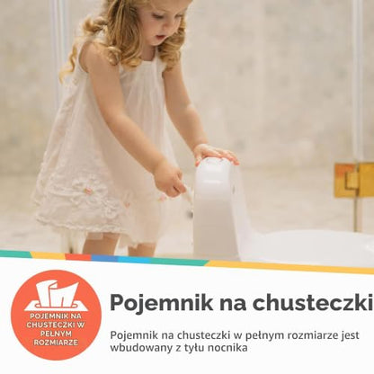 Nuby My Real Potty nocnik treningowy dla dzieci 18m+ dźwięk spłuczki