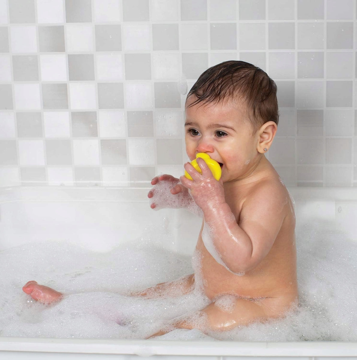PLAYGRO Bright Baby Patitos de goma para el baño 6 m+ 4 unidades