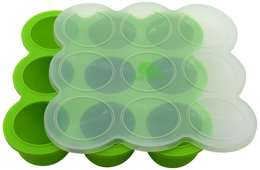KIDDO FEEDO Silikonform für Babynahrung 9 x 75ml