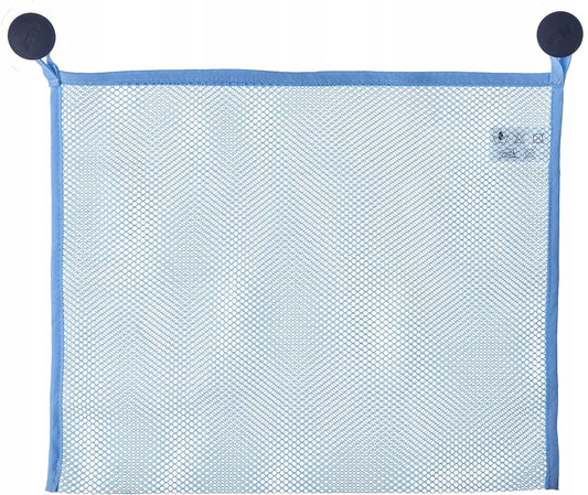 REER siatka organizer na akcesoria do kąpieli, niebieski organizer łazienkowy 43x36 cm
