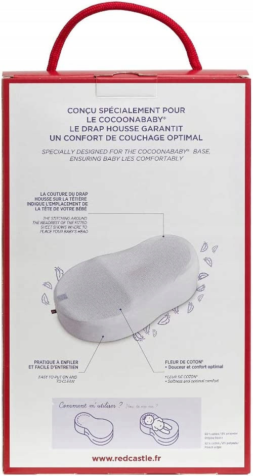 RED CASTLE Cocoonababy Spannbettlaken weiß
