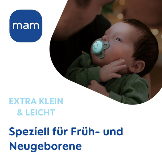 MAM Original Start dudlíky Day&Night 0–2 měsíce x4 SVÍTÍCÍ