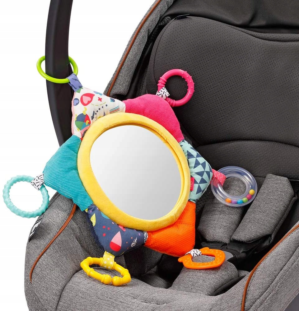 FEHN Anhänger mit Spiegel und Spielsachen 34 cm