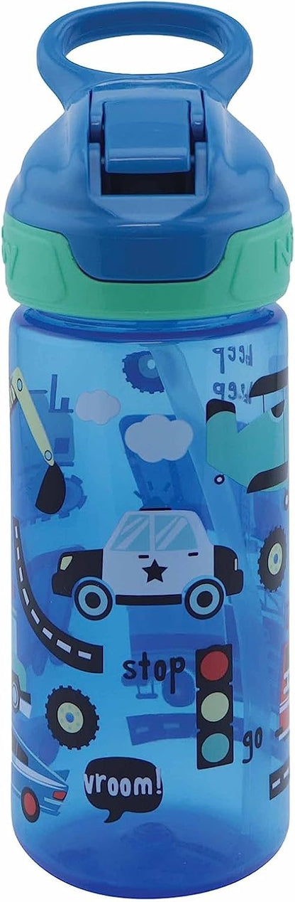 NUBY Flip-it Cup copo antivazamento de tritan com palhinha e bocal 3 l+ 360 ml