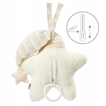 FEHN peluche con caja de música ESTRELLA 21 x 22 cm