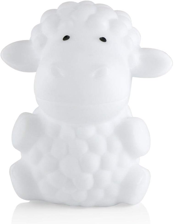 MINILAND Night Sheep lámpara nocturna LED 5 colores 12,5 cm para bebés