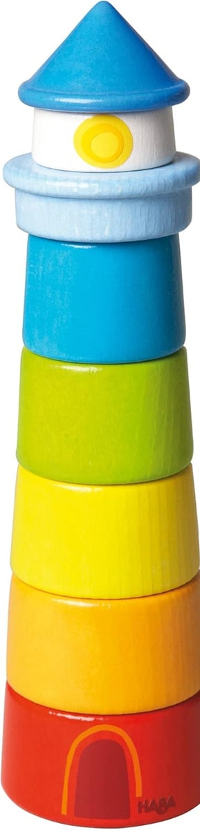 HABA lesene kocke svetilnik 7 elementov 21 cm