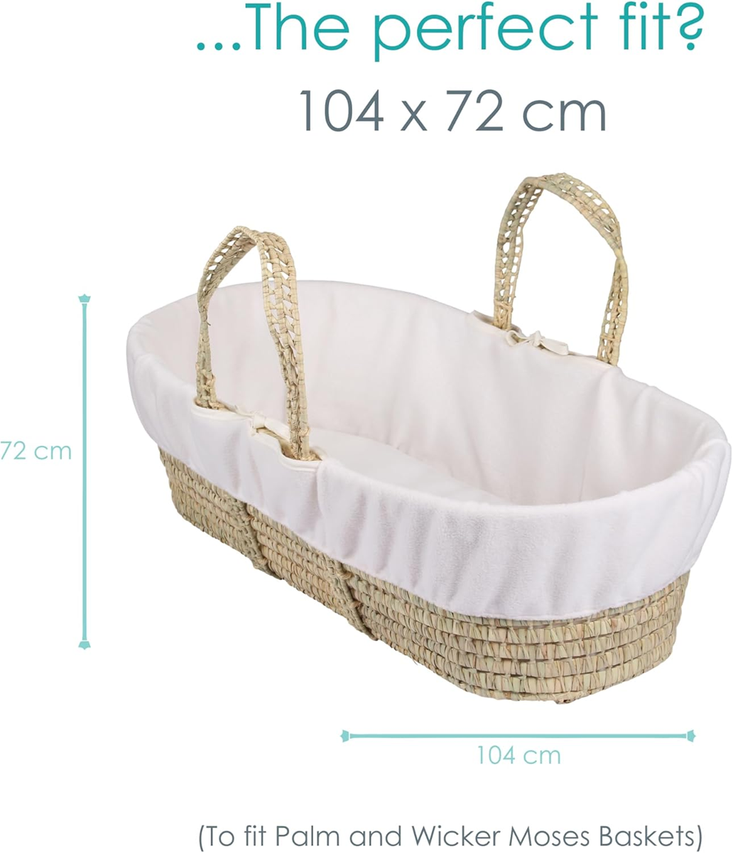 CLAIR DE LUNE forro polar para moisés 72x104 cm