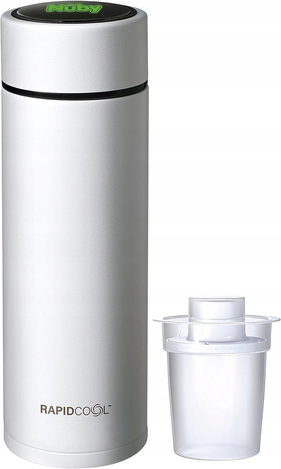 NUBY RapidCool termo enfriador para preparar leche 240 ml con LED