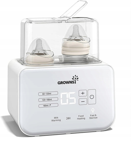 GROWNSY 6 in 1 doppio sterilizzatore scaldabiberon
