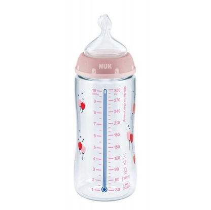 NUK First Choice+ biberón 300 ml 6-18 m tetina M de silicona natural