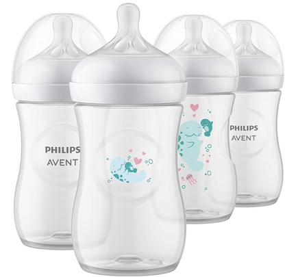 PHILIPS AVENT Biberón Natural RESPONSE 260 ml 1 mes+ x4