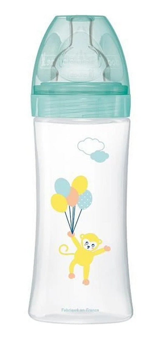 DODIE μπιμπερό 330 ml θηλή 3 γρήγορη ροή 6 μηνών+