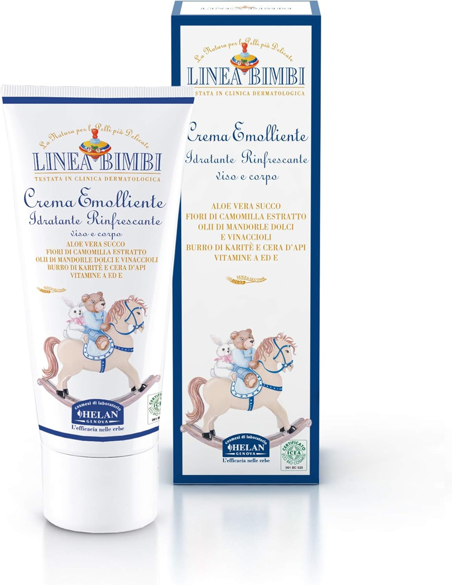 HELAN Linea Bimbi set de cuidado para bebé champú, cremas, polvo, toallitas