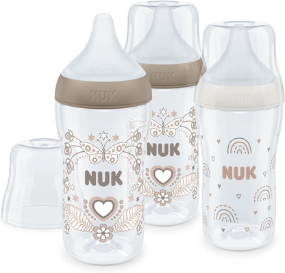 NUK Perfect Match zestaw startowy butelki 260ml x3