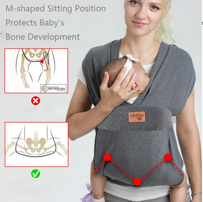 VRBABIES μαλακός εργονομικός μάρσιπος 3–15 kg